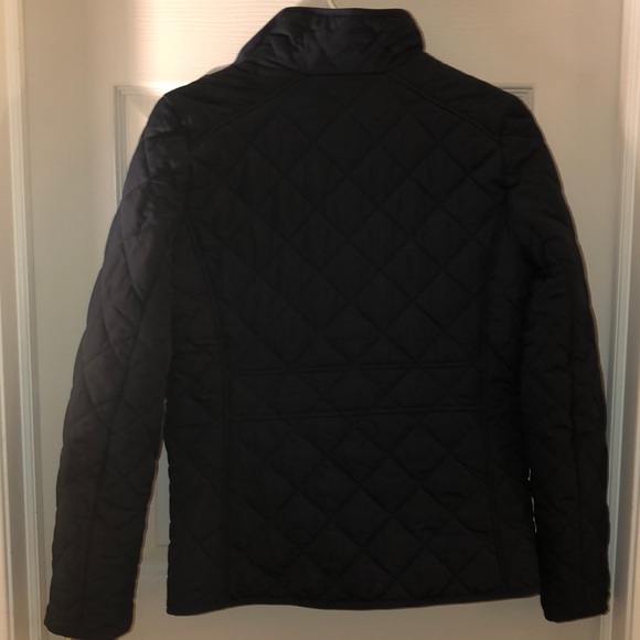 J. Crew navy quilted jacket - Picture 2 of 3